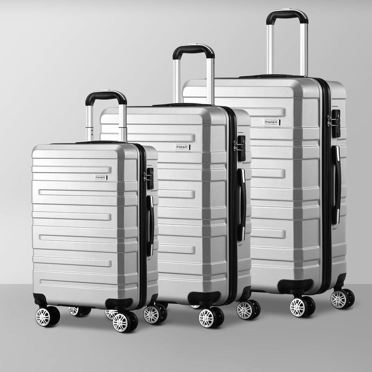 3-Piece Hardshell Luggage Set with TSA Lock