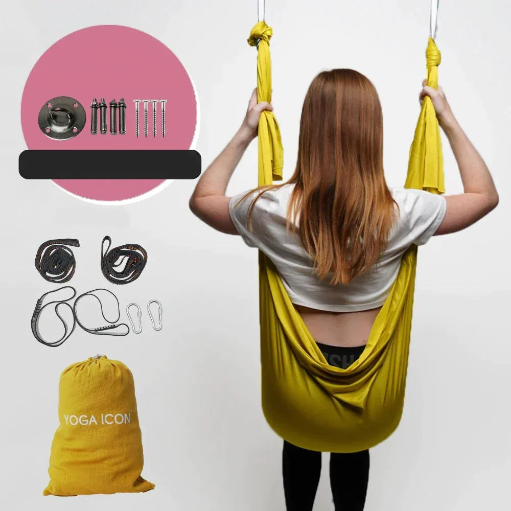 Adjustable Polyester Aerial Yoga Hammock