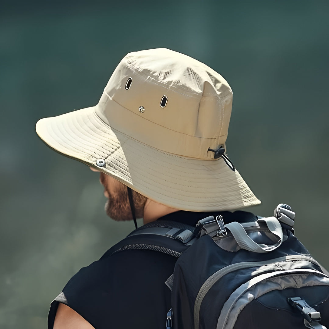 Breathable Adjustable Hiking Sun Hat with UV Protection