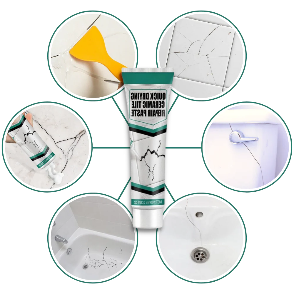 Ceramic Repair Kit for Tile & Surface Cracks