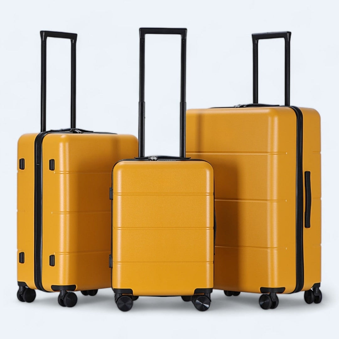 Durable 3-Piece Hardshell Luggage Set for Flexible Travel