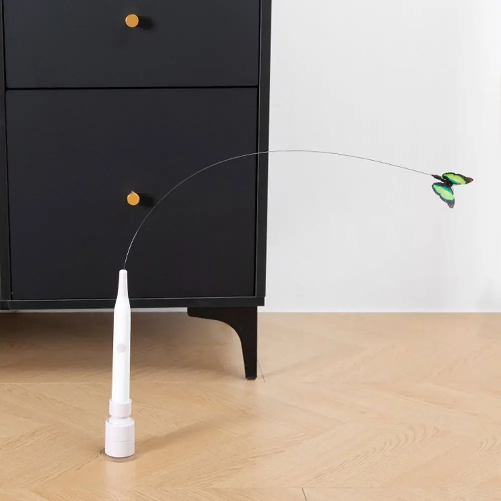 Interactive Dancing Butterfly Toy for Cats