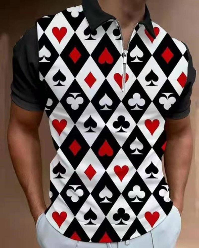 Men's Casual and Rugged Polo Shirt