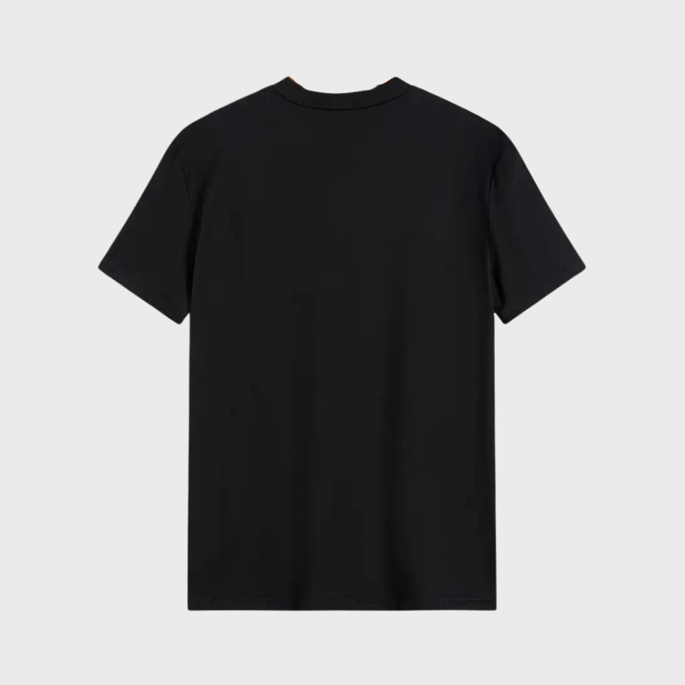 Men's Casual Crew Neck T-Shirt with Minimalist Print