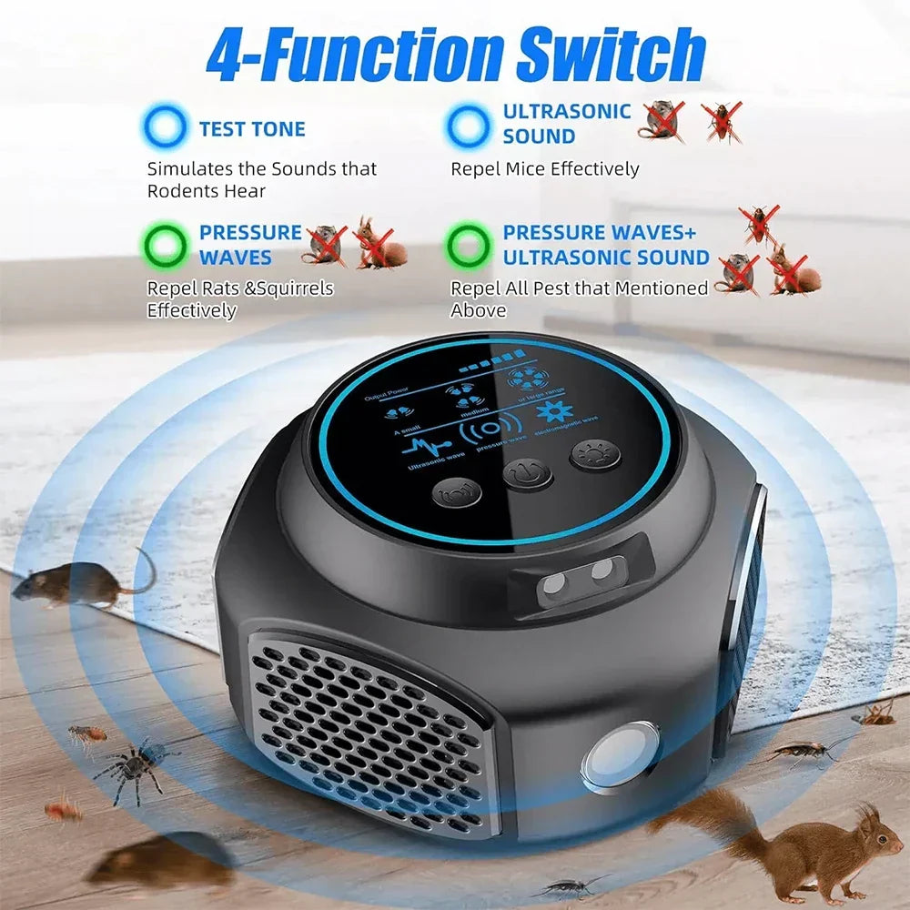 Plug-In Ultrasonic Rat Repeller – PestShield