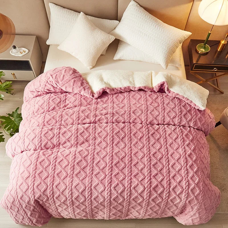 Reversible Cashmere-Look Duvet Cover