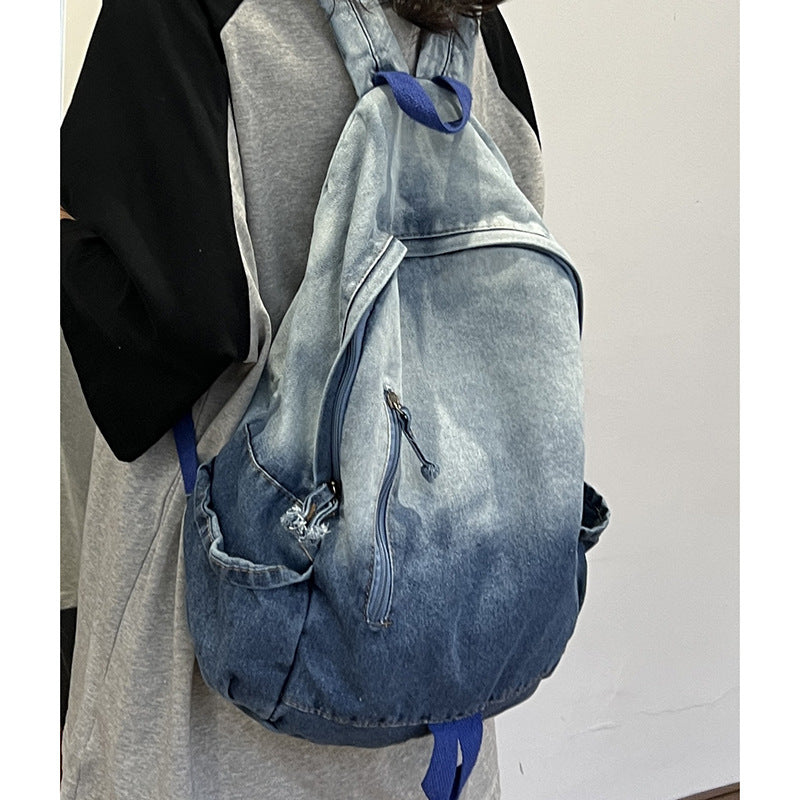 Star Appliqué Casual School Backpack