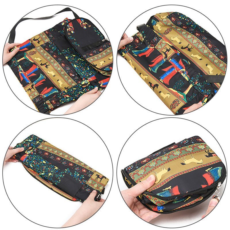 Unisex Foldable Travel Bag with Animal Print – Lightweight & Practical