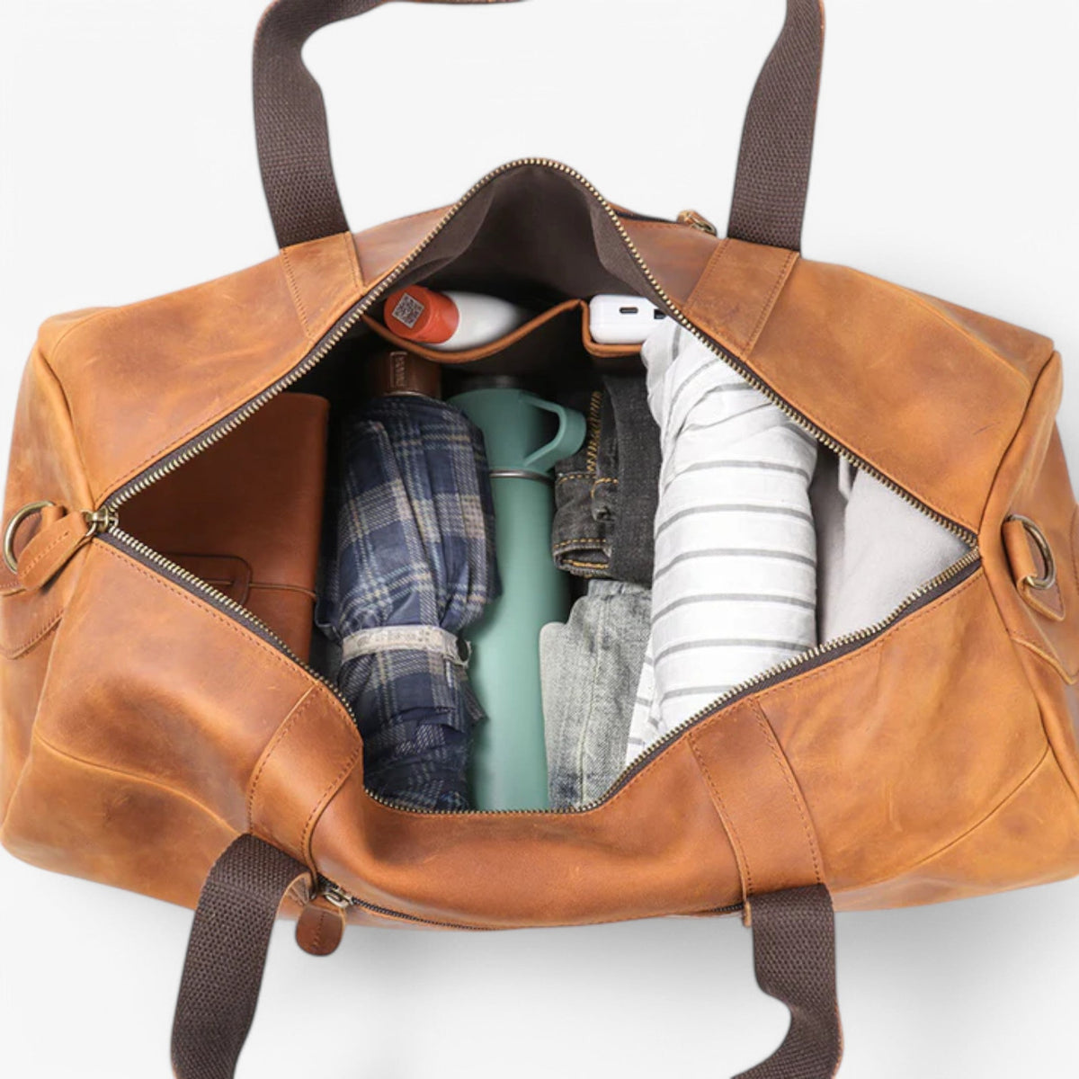 Unisex Weekender Bag with Shoulder Strap – Spacious and Stylish