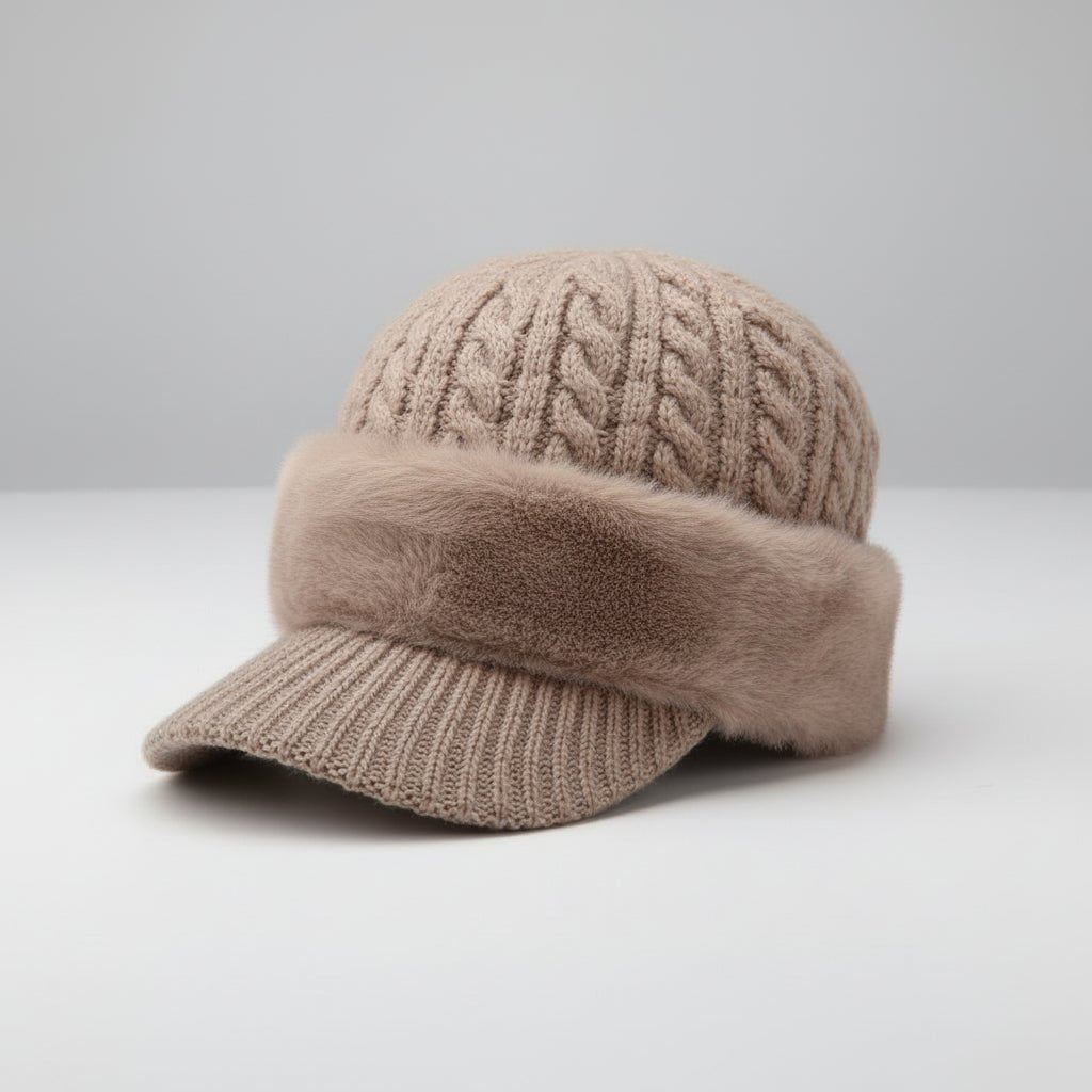 Unisex Winter Hat with Built-In Ear Flaps and Adjustable Fit