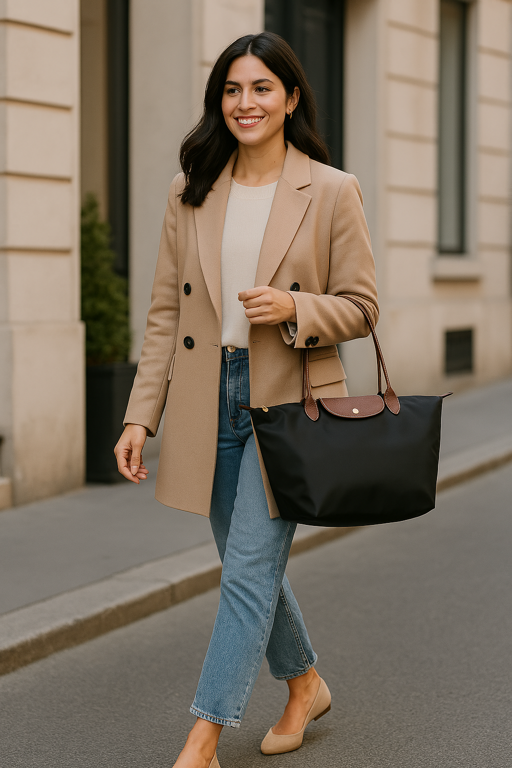 Versatile Handbag with an Elegant Finish