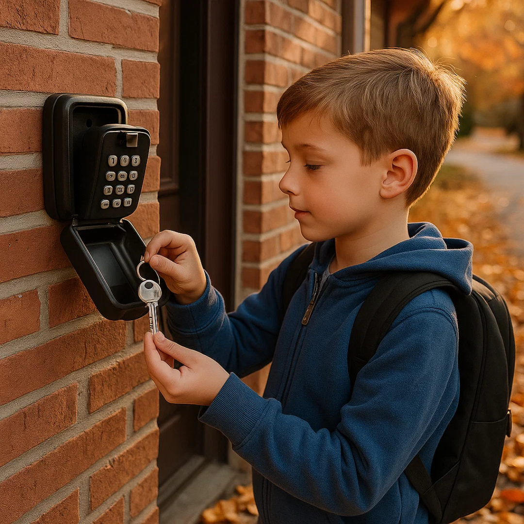 Weatherproof Wall-Mounted Outdoor Key Safe