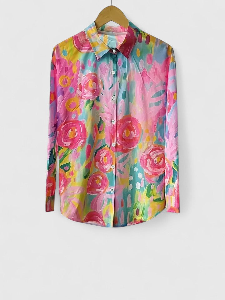 Women's Blouse with Unique Print