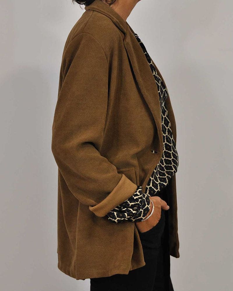 Women's Long-Sleeved V-Neck Autumn Blouse