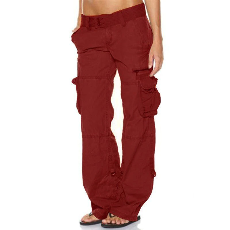 Women's Multi-Pocket Cargo Pants