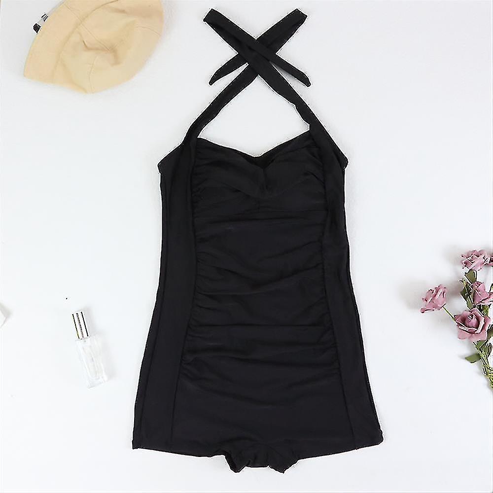 Women's Sporty Boyleg Swimsuit - Quick-Drying