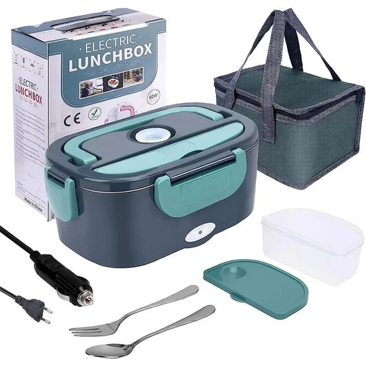1.5L Electric Lunch Box Food Warmer 60W Portable Leakproof Heating Device