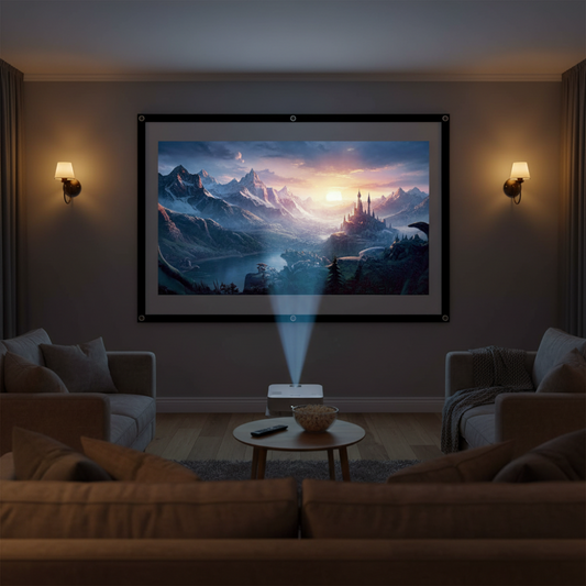 100-Inch Portable Projector Screen – 16:9 Aspect Ratio
