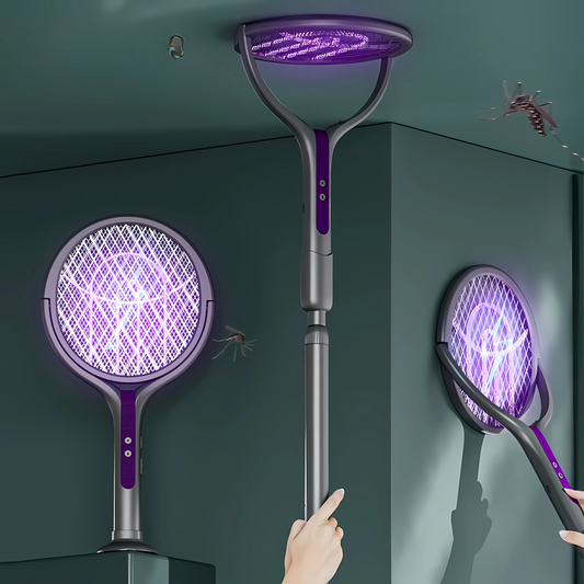 2-in-1 Electric Bug Zapper Racket