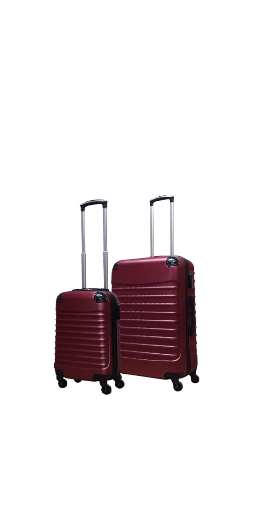 2-Piece Unisex Hardshell Travel Suitcase Set