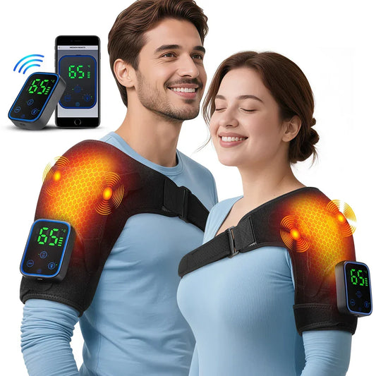 3-in-1 Electric Shoulder, Elbow, and Knee Brace with Heat and App Control