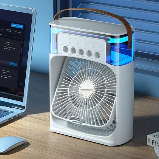 3-in-1 Fan with 7-Color LED Light