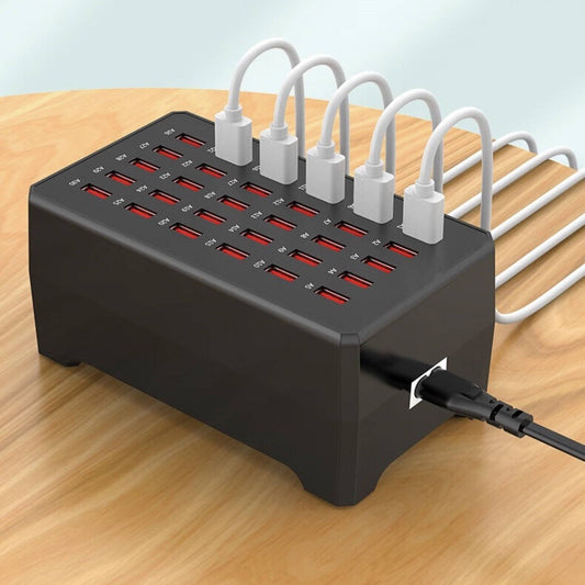 30-Port Universal USB Charging Station