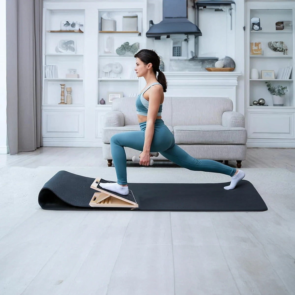 Adjustable Slant Board for Lower-Body Training