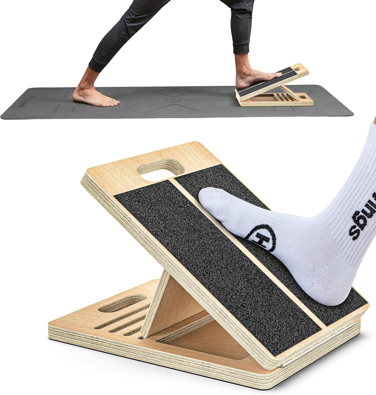 Adjustable Slant Board for Lower-Body Training