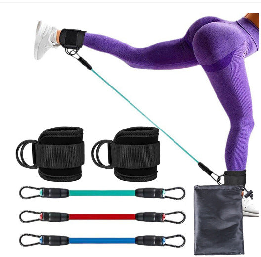 Ankle Fitness Band Set with Foot Straps