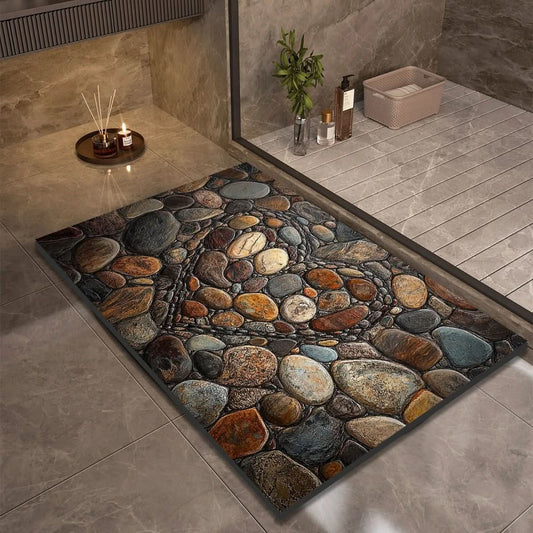 Bath Mat for Safety and Comfort with Modern Design