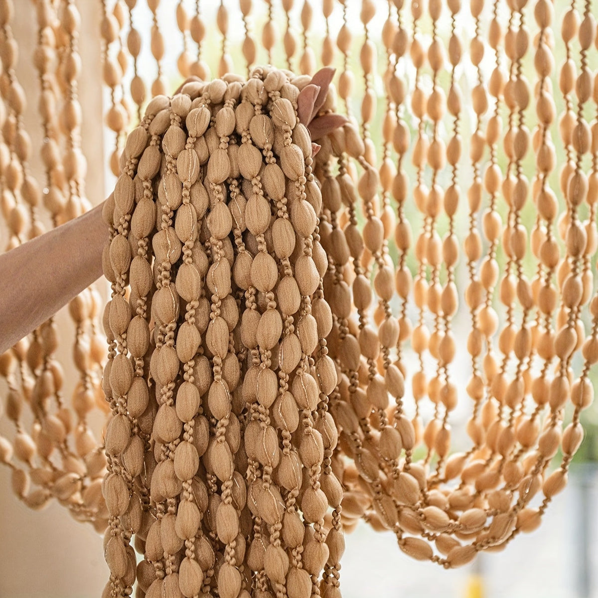 Beaded Door Curtain for Boho Decor