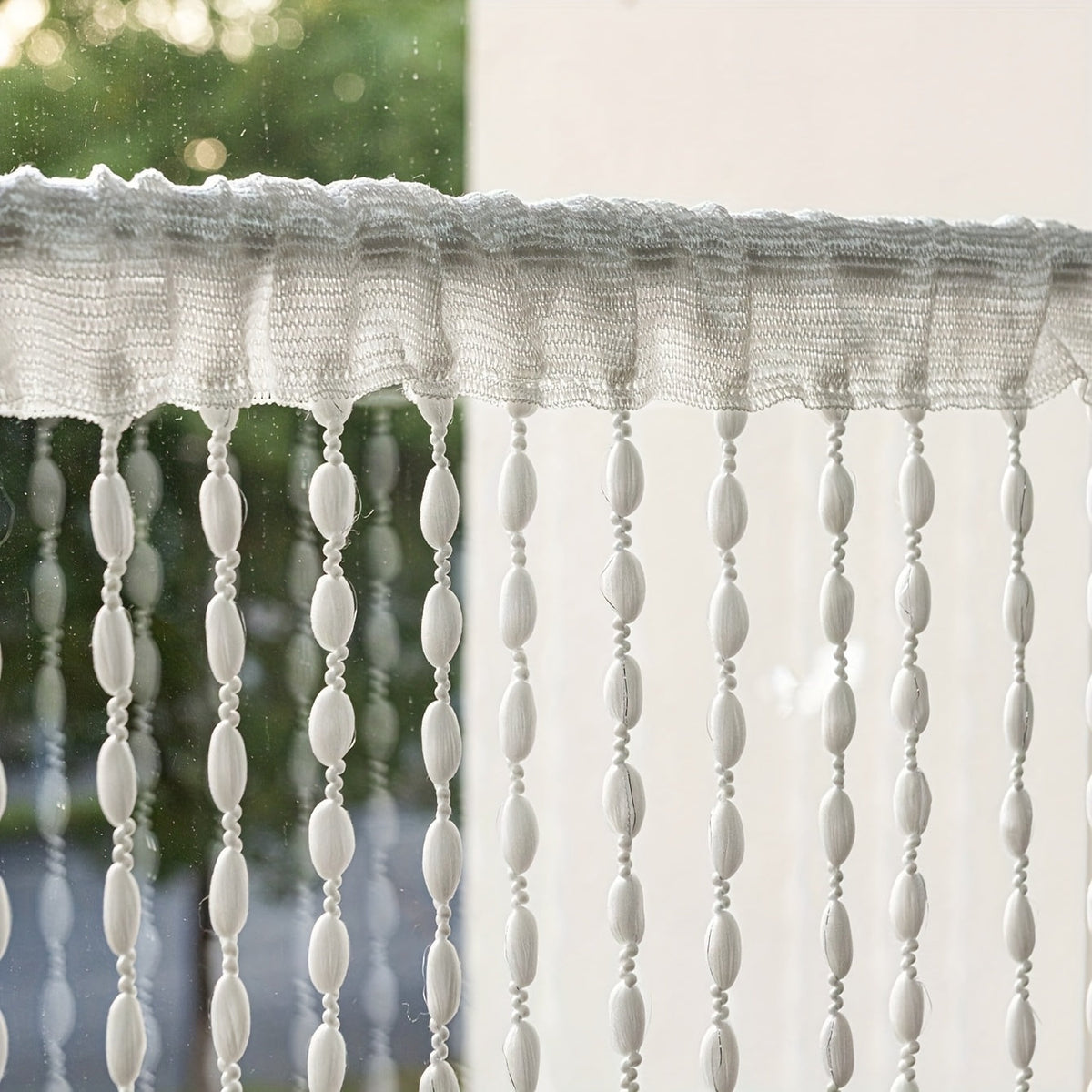 Beaded Door Curtain for Boho Decor