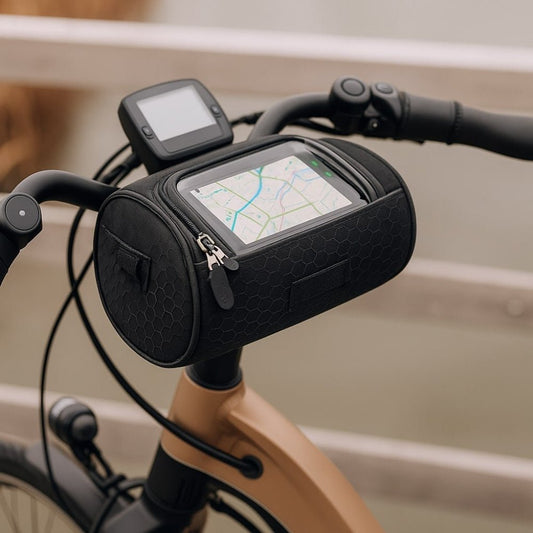 Bike Handlebar Bag with Phone Holder – Waterproof Small Items Storage