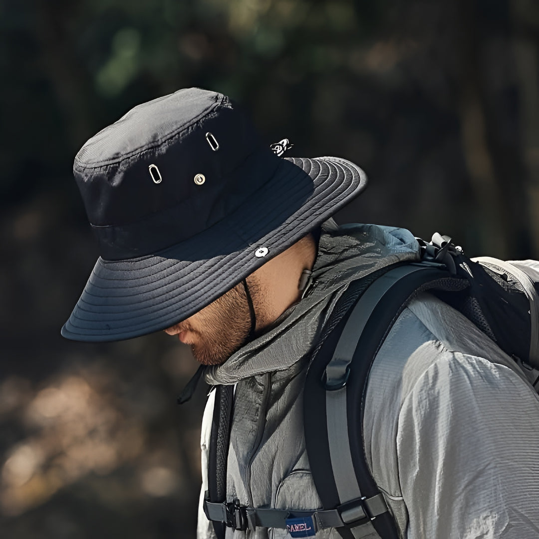 Breathable Adjustable Hiking Sun Hat with UV Protection