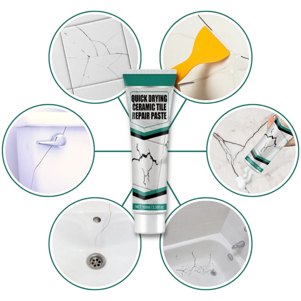 Ceramic Repair Kit for Tile & Surface Cracks