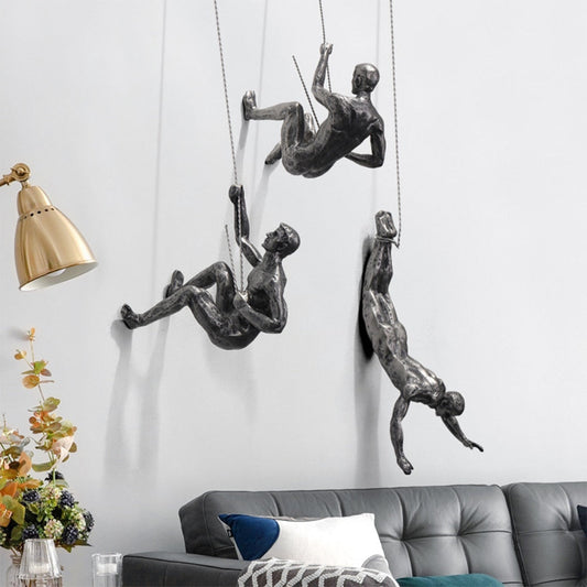 Climbing Man Wall Sculpture