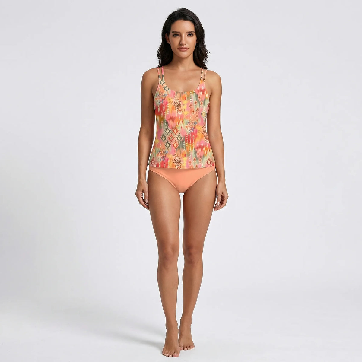 Colorful Swimwear with Mandala Pattern - Eleanor