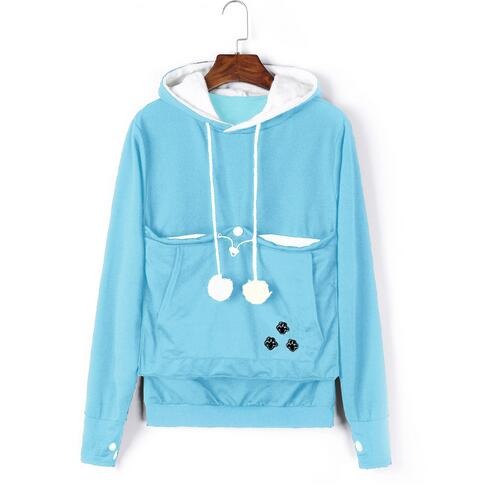 Comfortable Hoodie with Cat Pouch