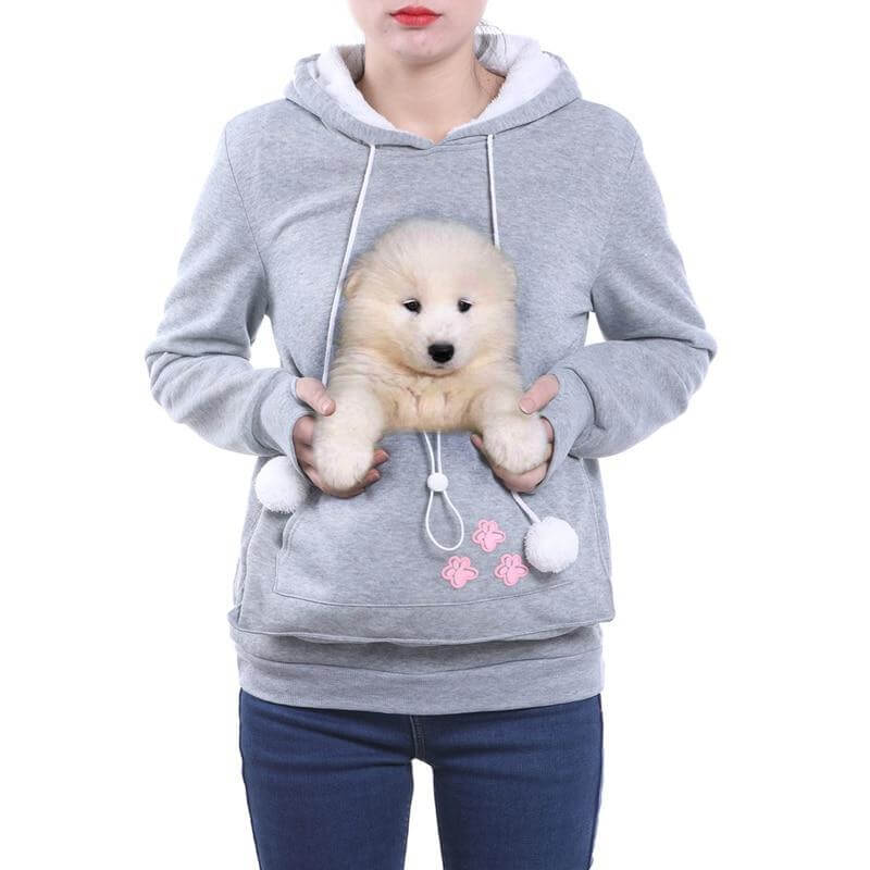 Comfortable Hoodie with Cat Pouch