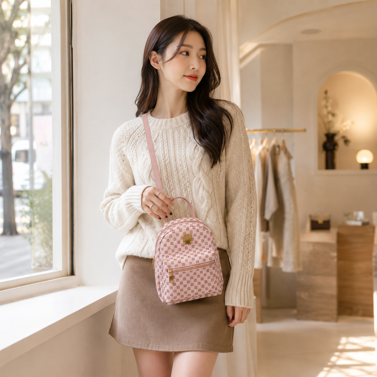 Compact Fashion Backpack