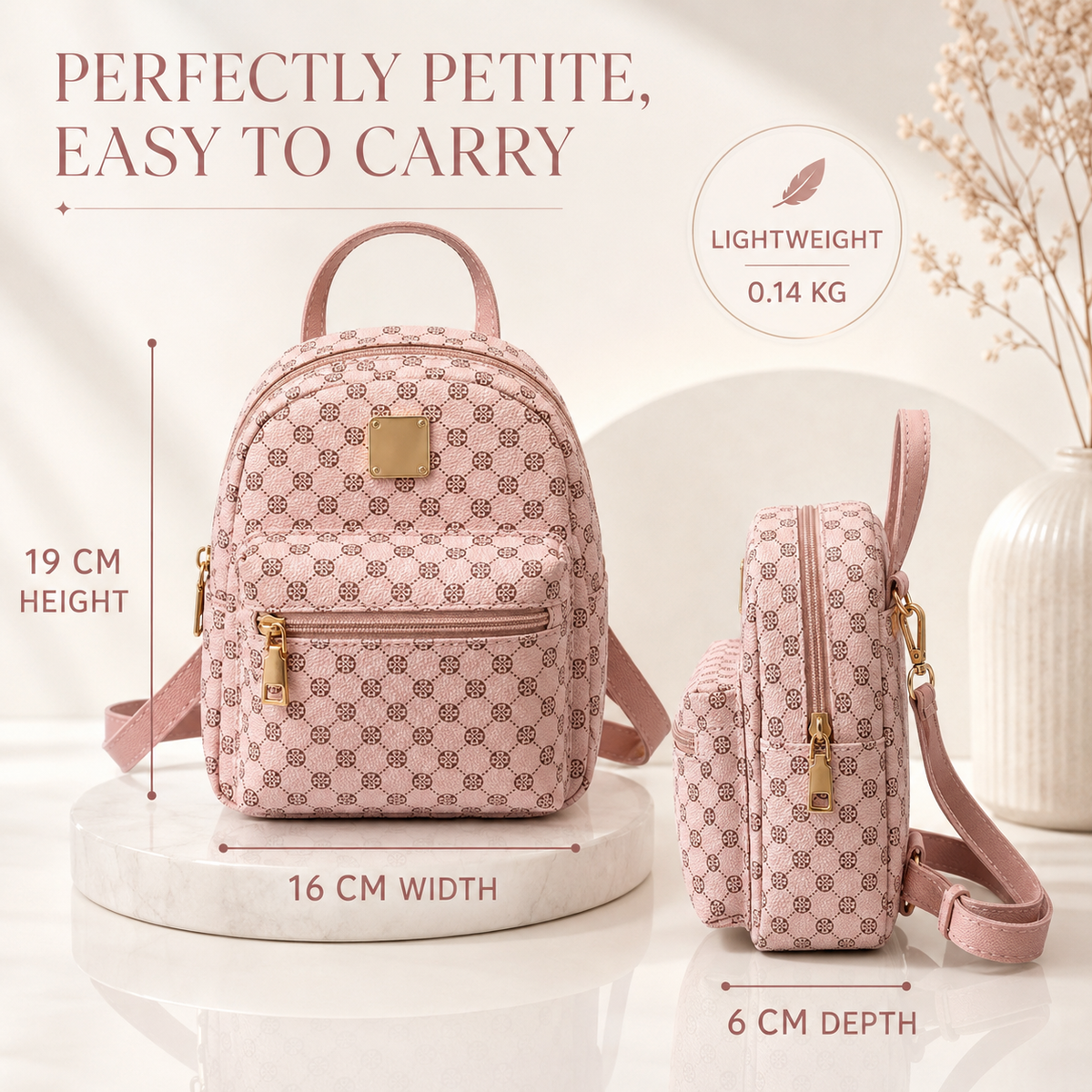 Compact Fashion Backpack