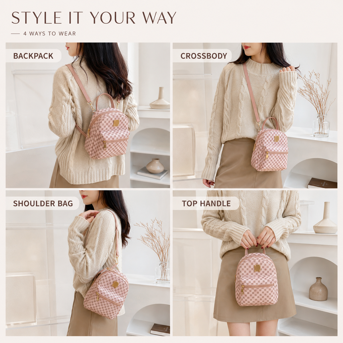 Compact Fashion Backpack