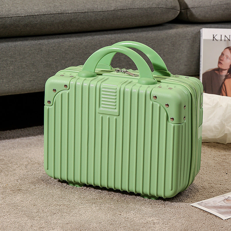 Compact Hardshell Travel Vanity, Cosmetic, and Tech Organizer with Shell, Reinforced Corners, and Removable Padded Insert