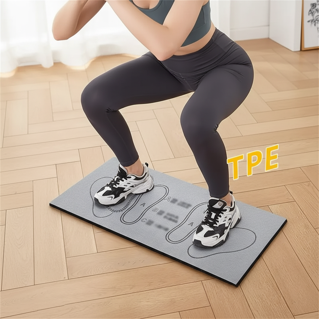 Compact Squat Guide Exercise Position Mat