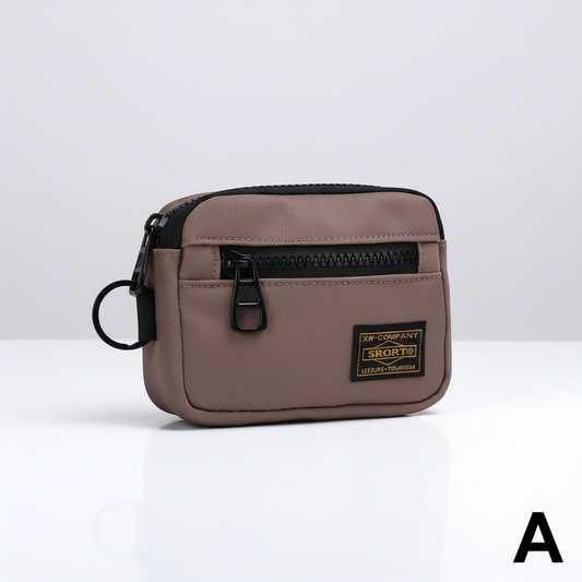Compact Zippered Coin Pouch