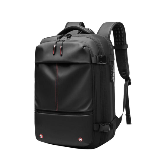 Compression Travel Backpack with Built-In Vacuum System - Space-Saving Cabin Bag