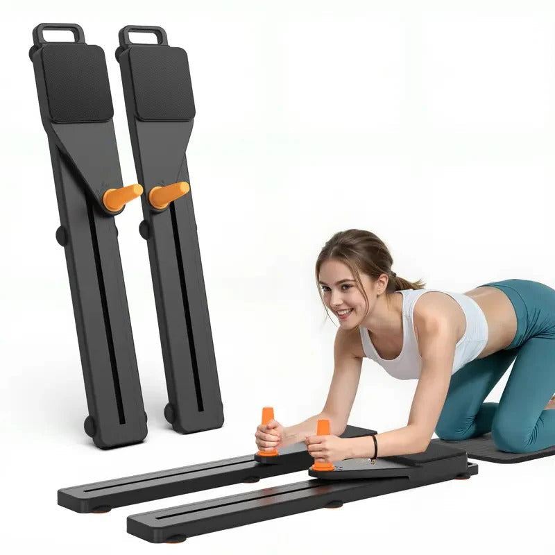 Core Training Board with Ab Roller, Resistance Bands and Knee Pad