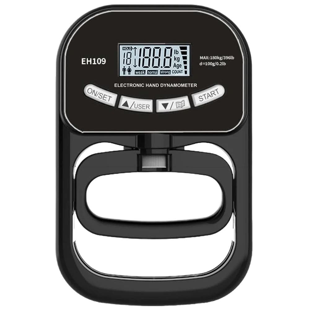 Digital Hand Dynamometer - Portable and Precise Grip Strength Measuring Device up to 120 kg