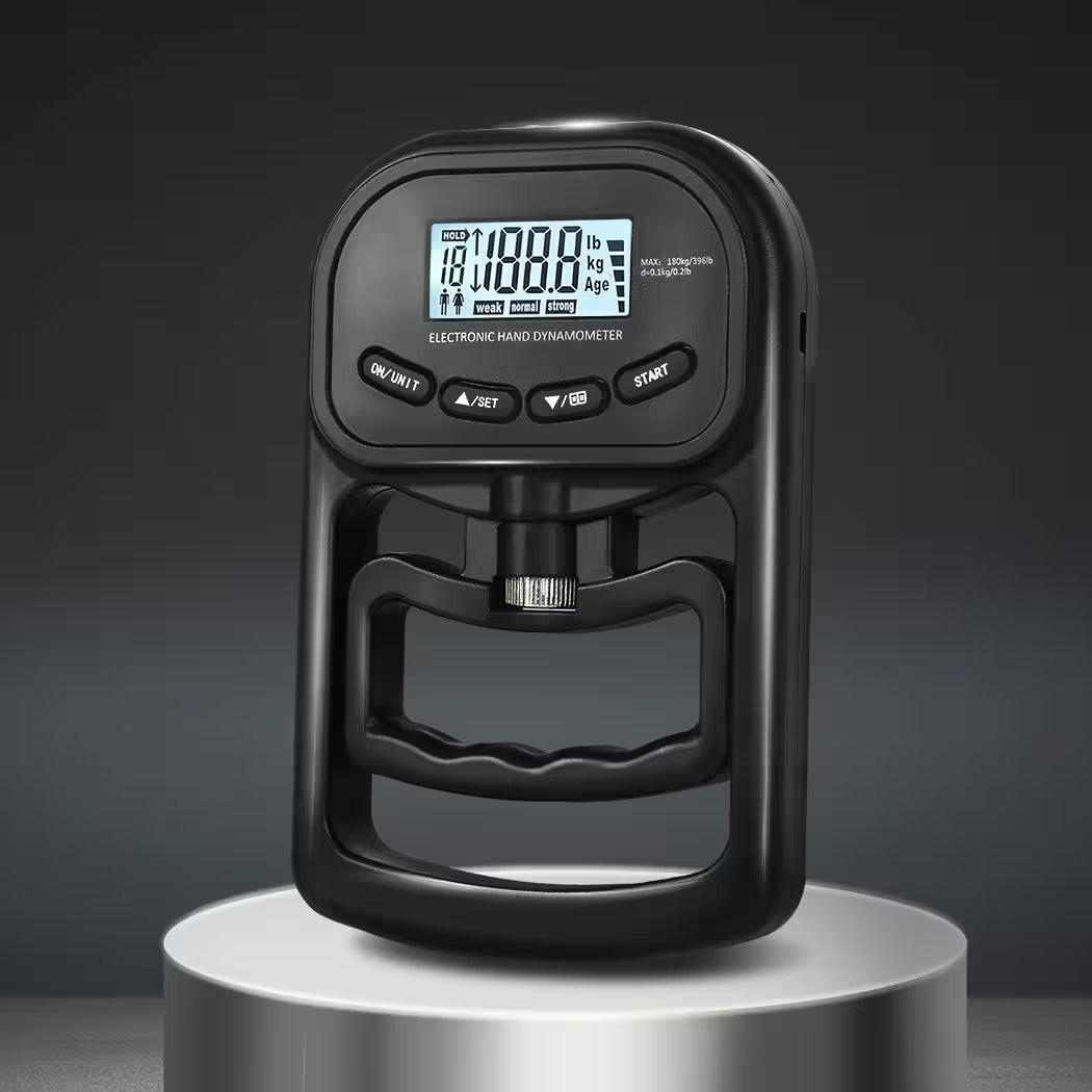 Digital Hand Dynamometer - Portable and Precise Grip Strength Measuring Device up to 120 kg